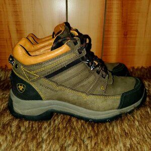 Ariat Terrain Pro H2O Java Waterproof Hiking Boots Rare Women's 8.5 Leather